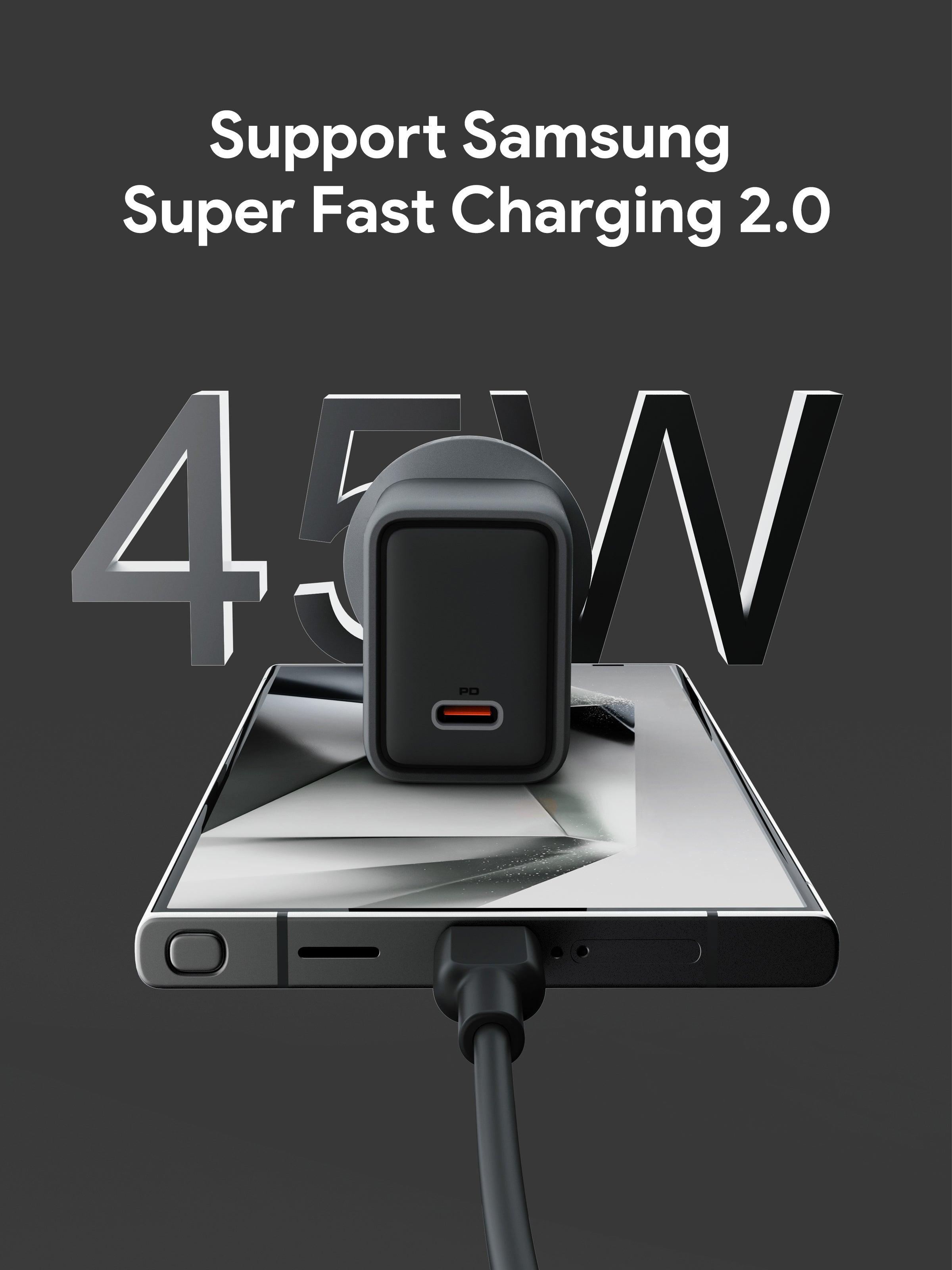 Aukey Comet 45W PD Fast Wall Charger GaN USB-C (PA-C2) 3