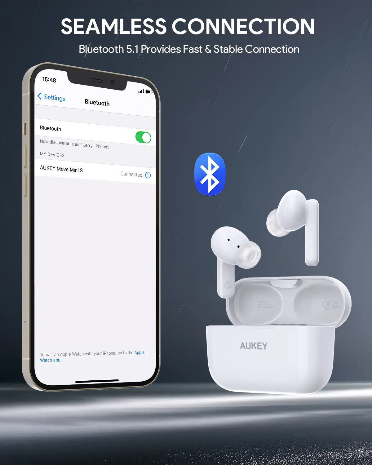 Aukey True Wireless Earbuds MOVE MINI S (EP-M1S) 3