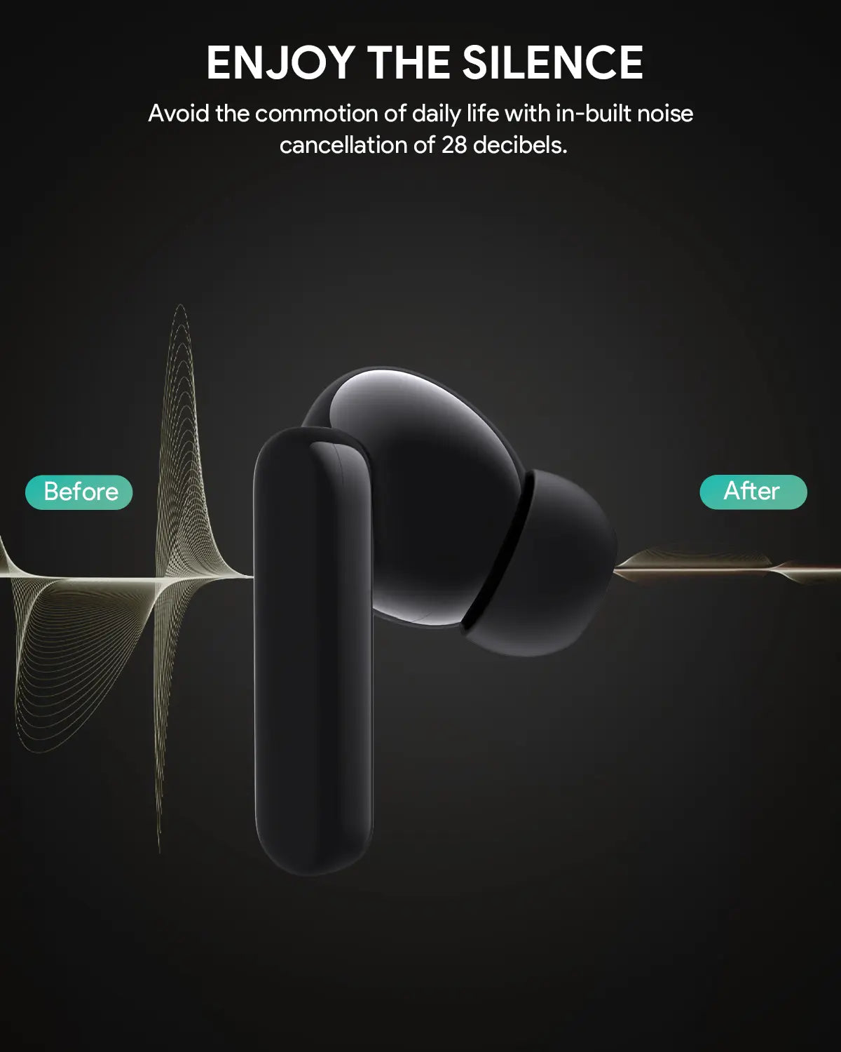 Aukey True Wireless Earbuds With Noise Cancelling MOVE MINI NC (EP-M1NC) 5