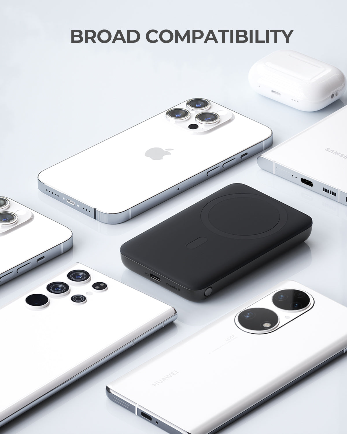 Aukey MagLinnk 6700mAh Magnetic Wireless Charging Power Bank (PB-MS01) 6