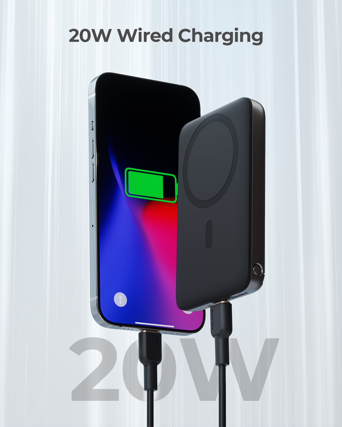Aukey MagLinnk 6700mAh Magnetic Wireless Charging Power Bank (PB-MS01) 7
