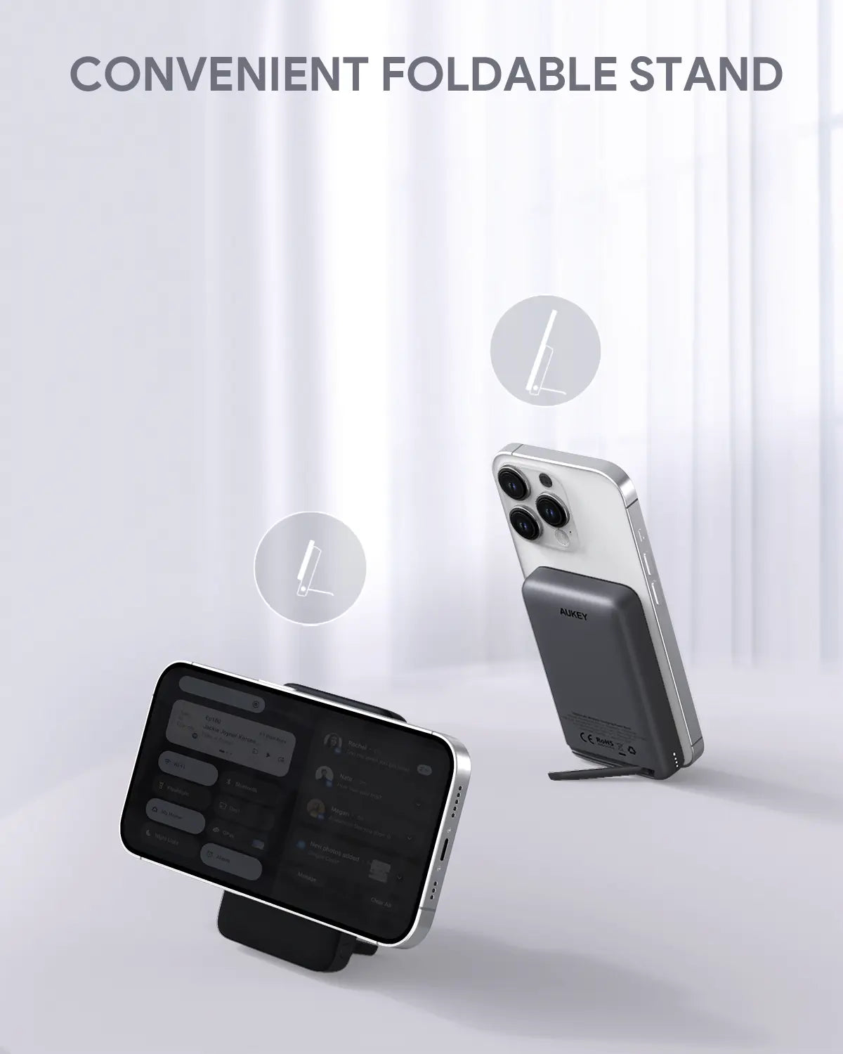 Aukey MagLinnk 10000mAh Magnetic Wireless Charging Power Bank (PB-MS02) 3