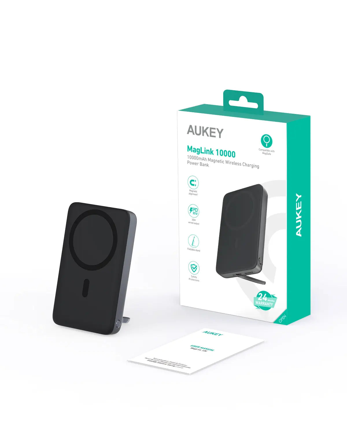 Aukey MagLinnk 10000mAh Magnetic Wireless Charging Power Bank (PB-MS02) 9