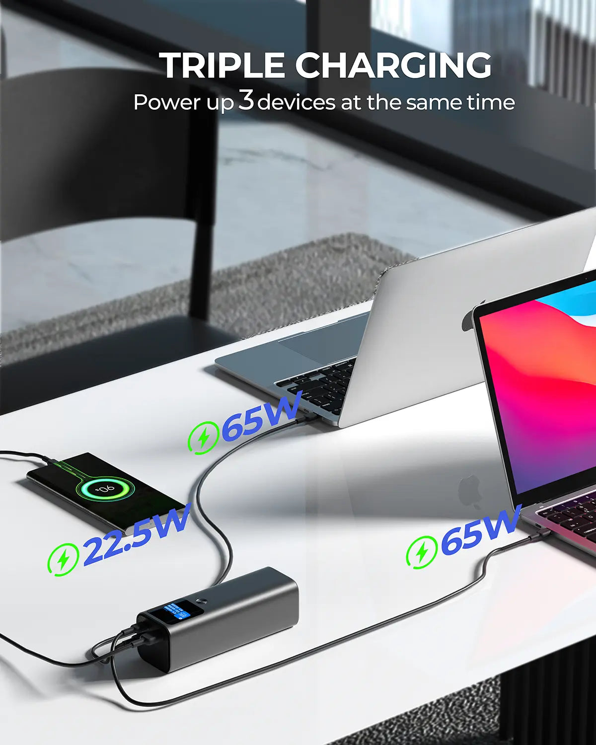 Aukey Sprint X 27.6K 140W 27,600mAh Portable Power Bank with PD3.1 (PB-Y45) 4