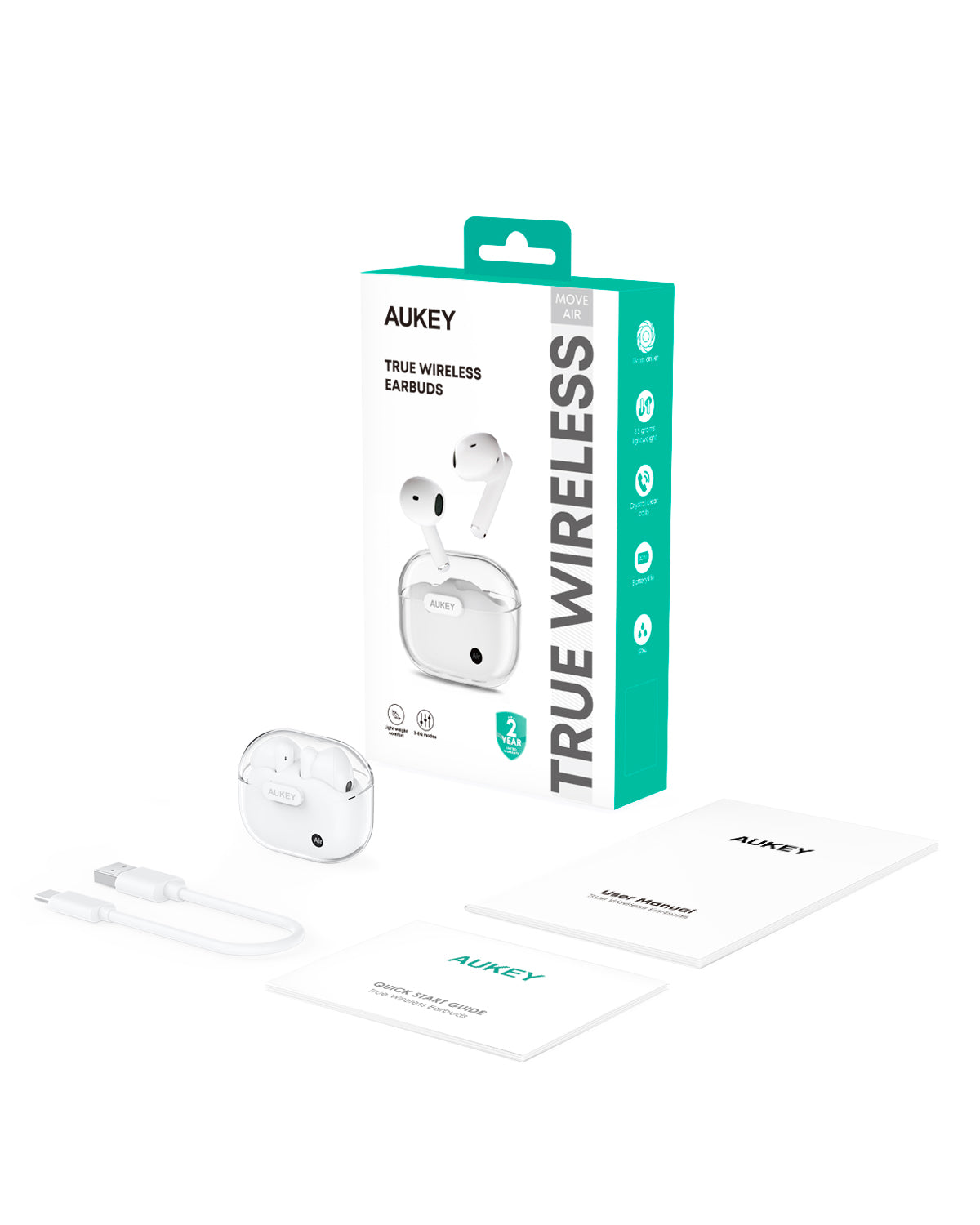 Aukey True Wireless Earbuds MOVE AIR (EP-M2) 12