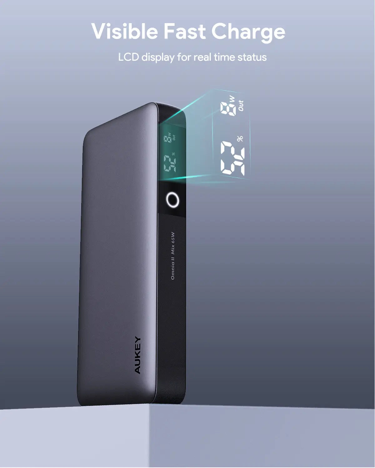 Aukey Sprint X 20K 65W 20000mAh Portable Power Bank with PD3.0 (PB-Y43) 4