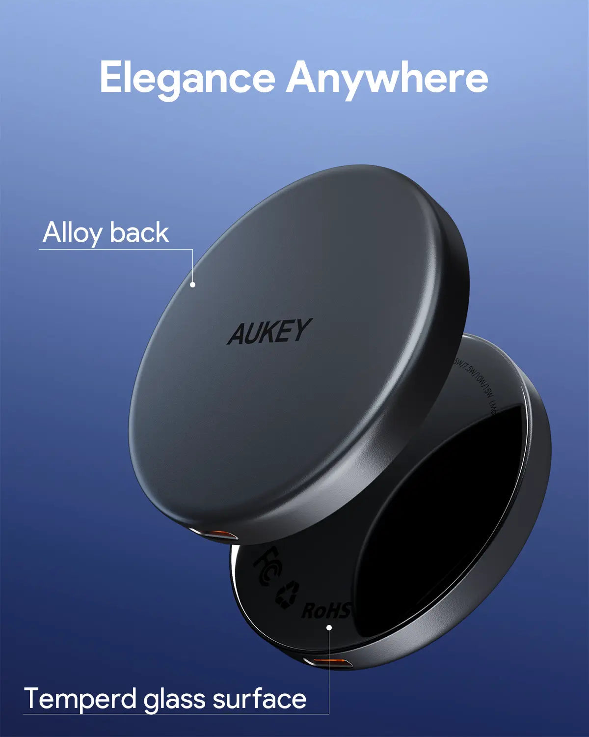 Aukey Magfusion Aura Qi2 Magnetic Fast Wireless Charger (LC-MC10) 5