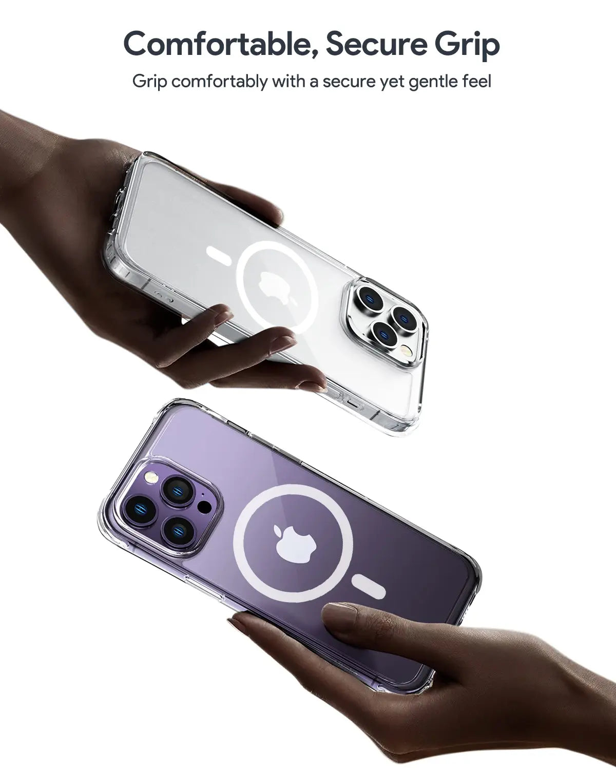 Aukey Clearview Magsafe iPhone 15 Pro Max Phone case - Transparent (TM10D) 3