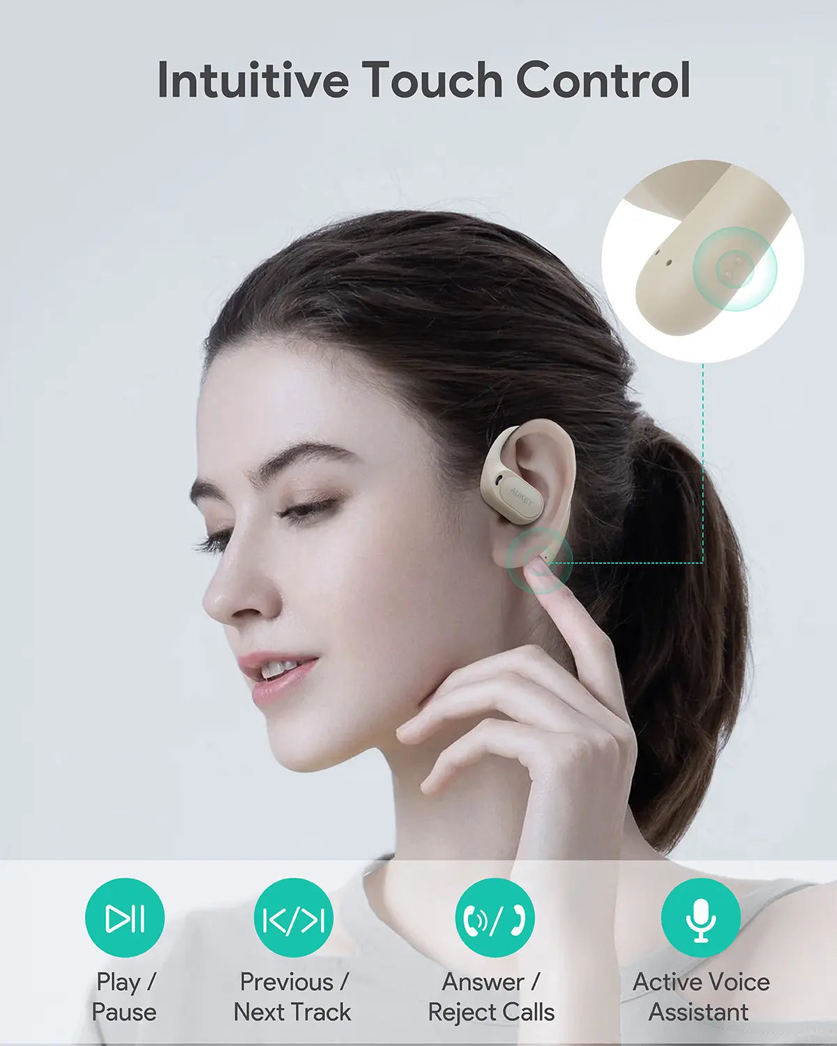 Aukey Open-Ear True Wireless Earbuds BEYOND SPORTS (EP-S1) 4