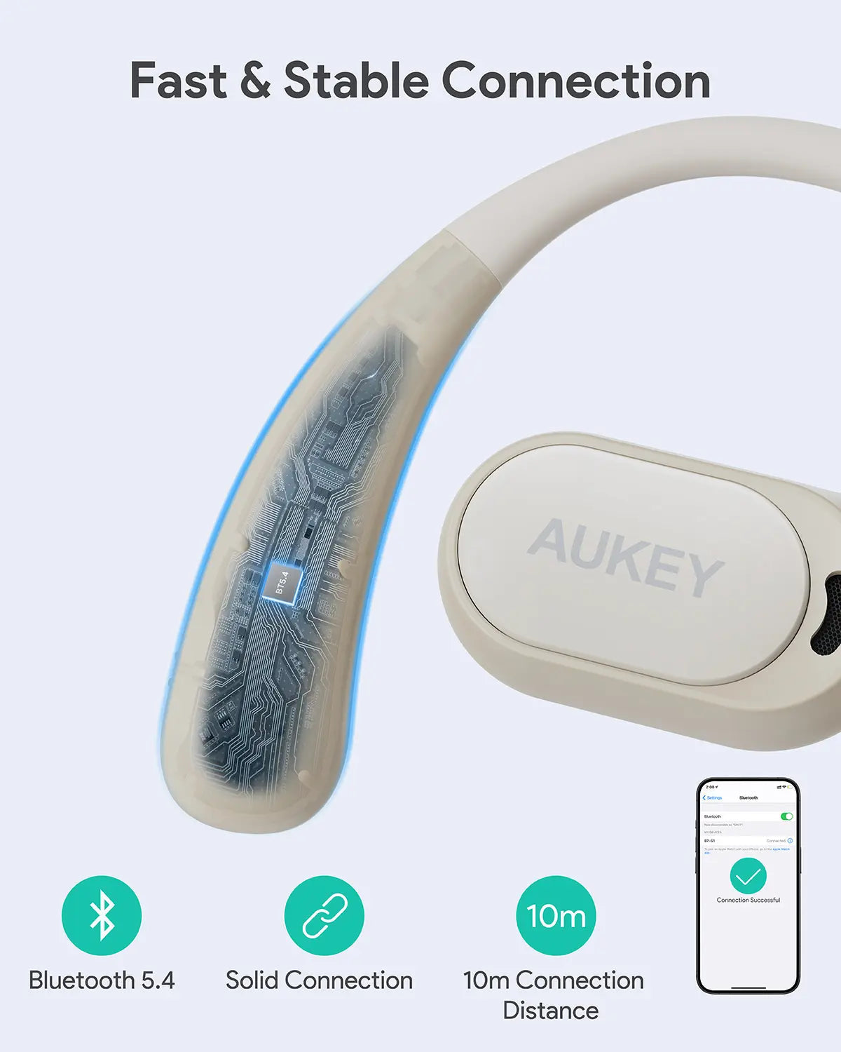 Aukey Open-Ear True Wireless Earbuds BEYOND SPORTS (EP-S1) 9