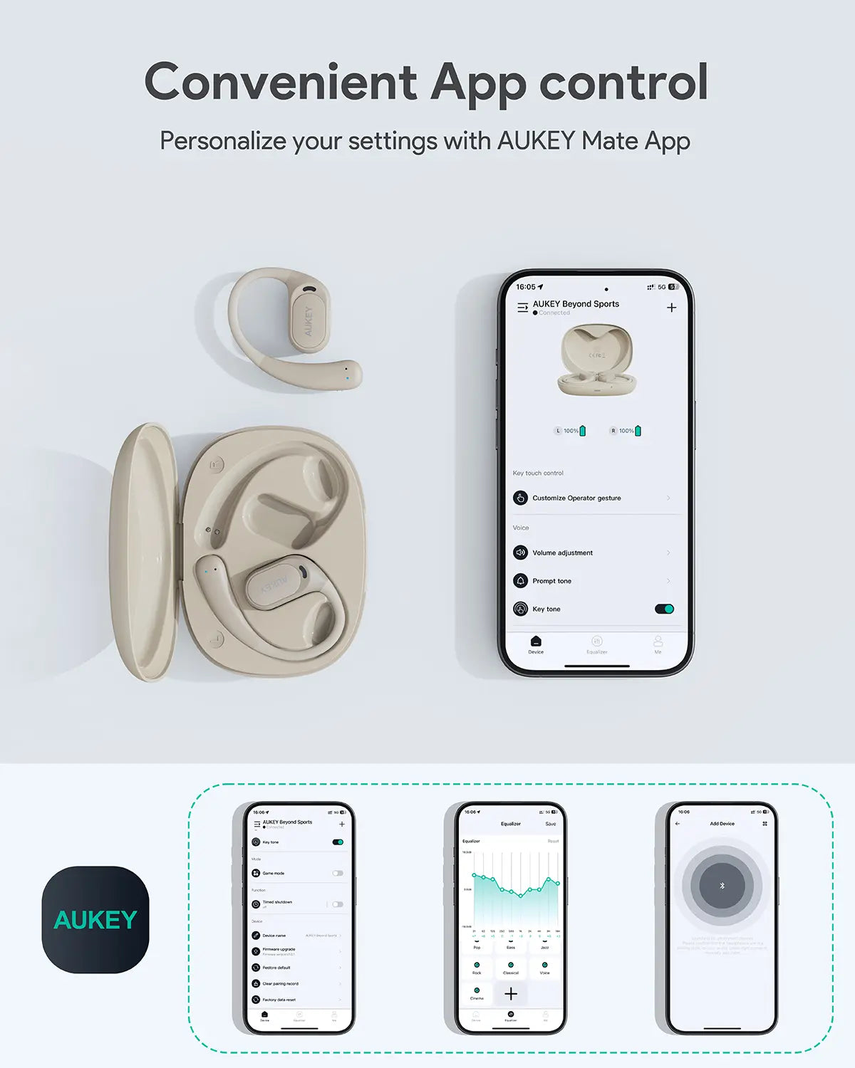 Aukey Open-Ear True Wireless Earbuds BEYOND SPORTS (EP-S1) 10
