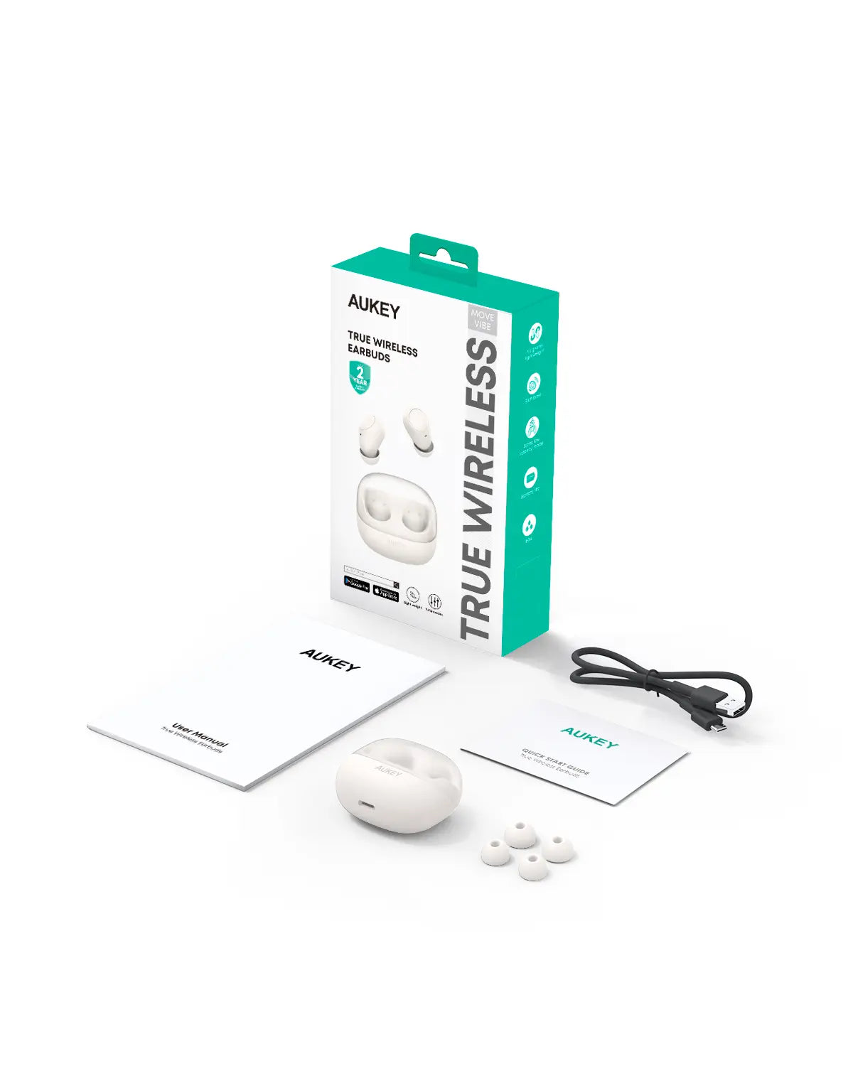 Aukey True Wireless Earbuds MOVE VIBE (EP-M3A) 11