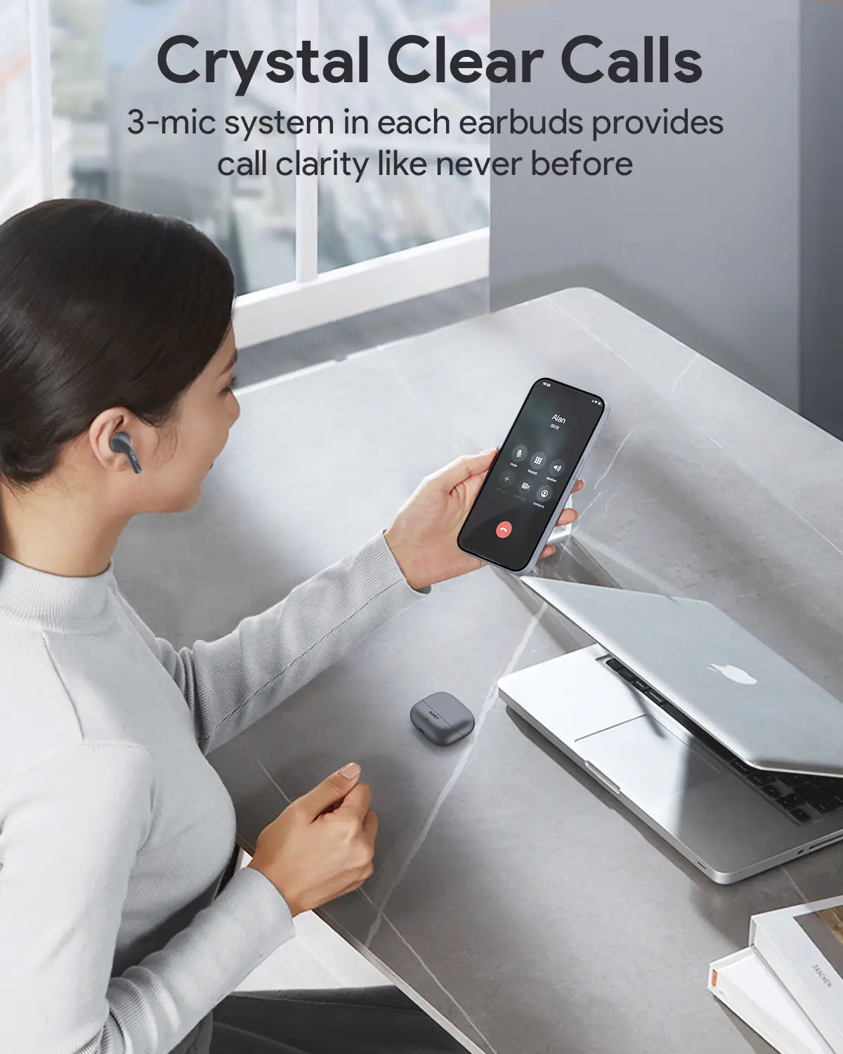 Aukey True Wireless Earbuds with Hybrid ANC BEYOND ANC PRO (EP-B1) 3