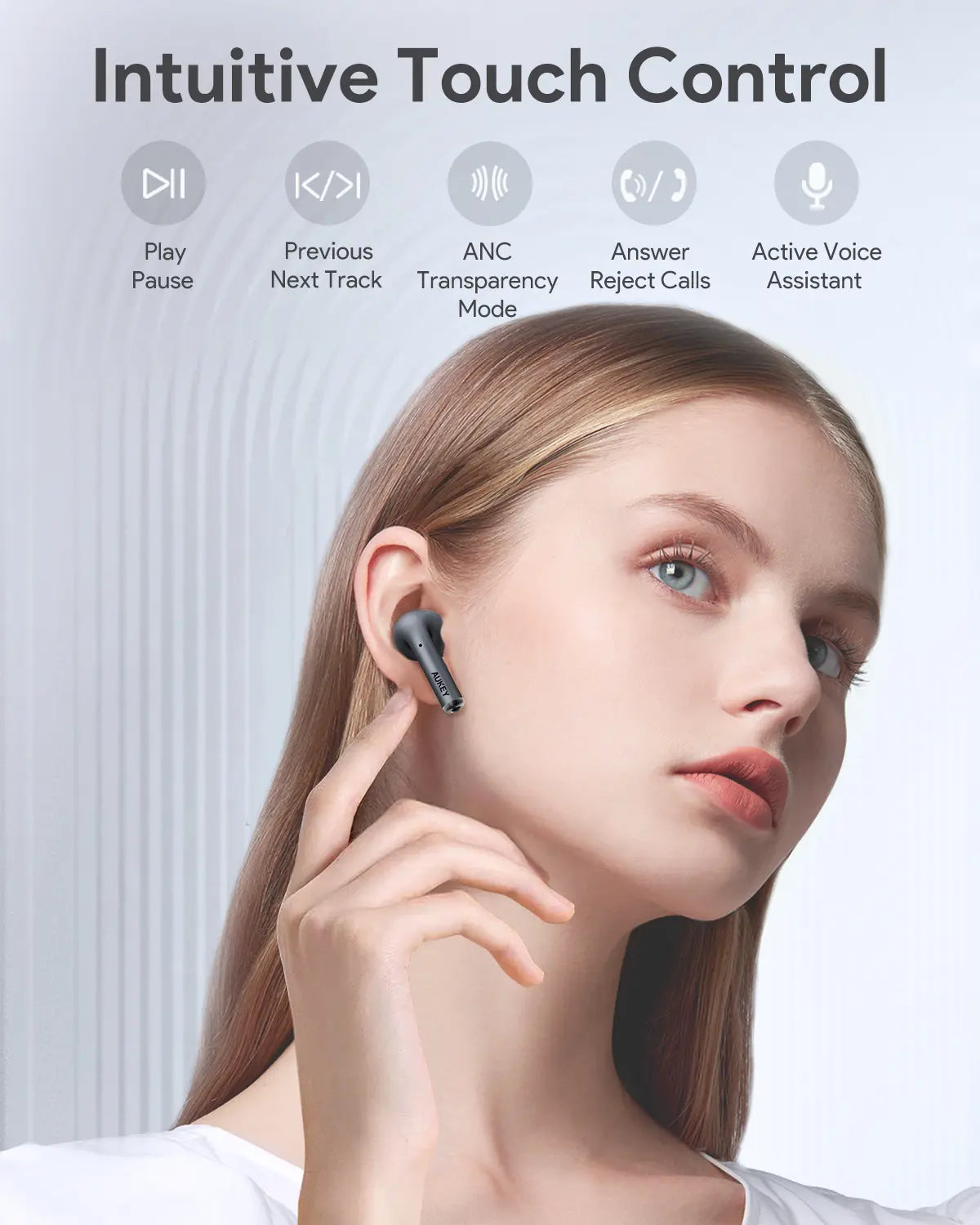 Aukey True Wireless Earbuds with Hybrid ANC BEYOND ANC PRO (EP-B1) 4