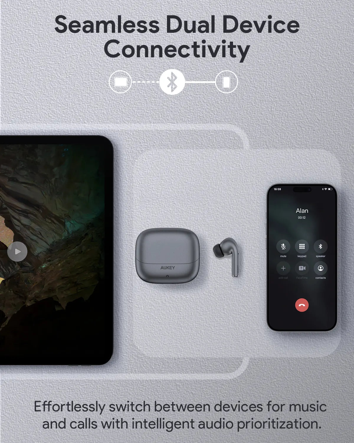 Aukey True Wireless Earbuds with Hybrid ANC BEYOND ANC PRO (EP-B1) 5