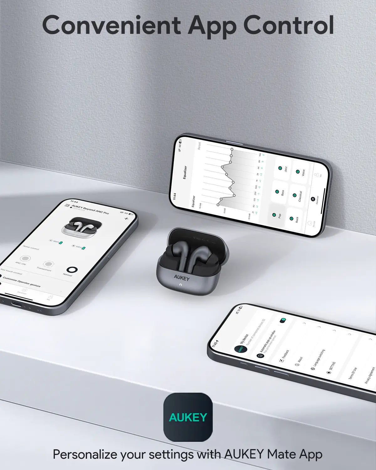 Aukey True Wireless Earbuds with Hybrid ANC BEYOND ANC PRO (EP-B1) 8