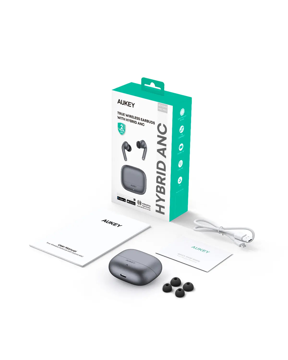 Aukey True Wireless Earbuds with Hybrid ANC BEYOND ANC PRO (EP-B1) 10