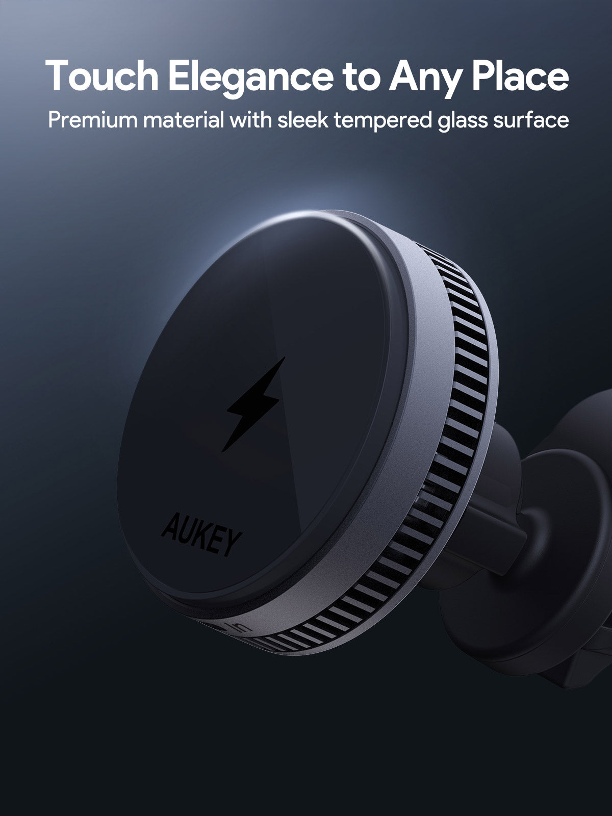 Aukey MagFusion Dash Pro Qi2 Magnetic Fast Wireless Charging Phone Mount with Active Cooling (HD-MC13A) 4