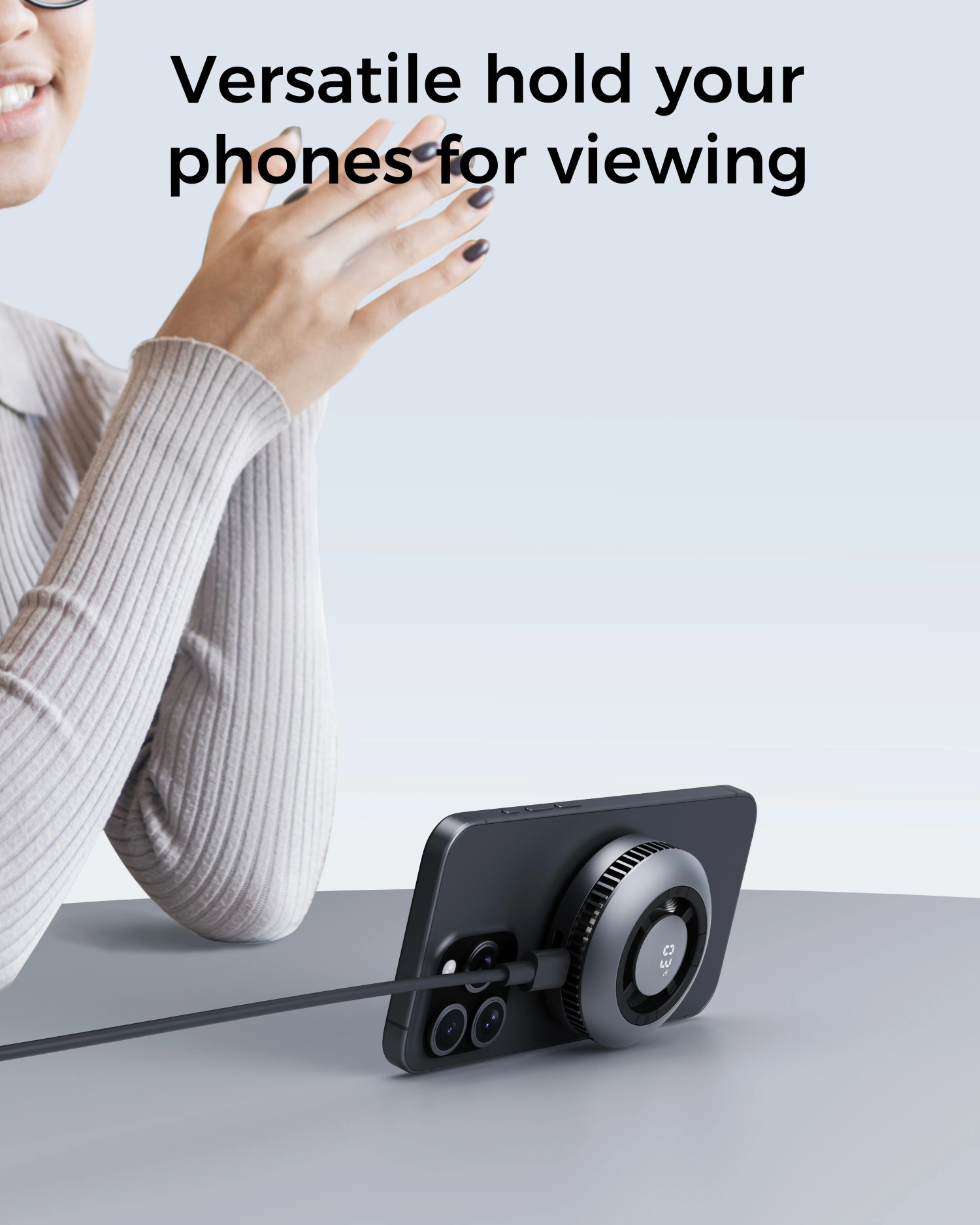 Aukey Magfusion GameFrost Magnetic Wireless Charger with Active Cooling (LC-G10) 6