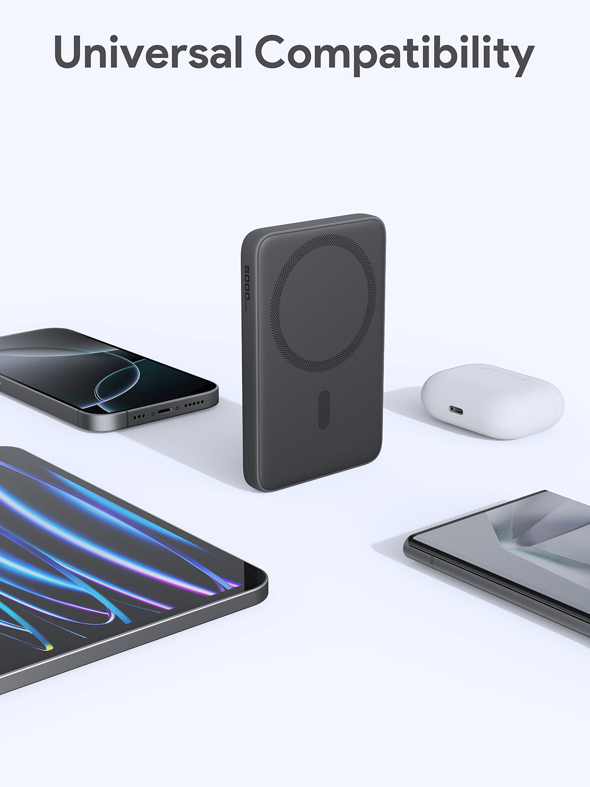 Aukey MagFusion 5000mAh Magnetic Wireless Charging Power Bank (PB-MS03) 4