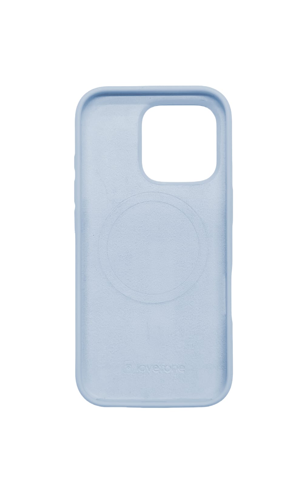 Lovefone Genuine Liquid Silicone Case iPhone 15 Pro Max Light Blue 3