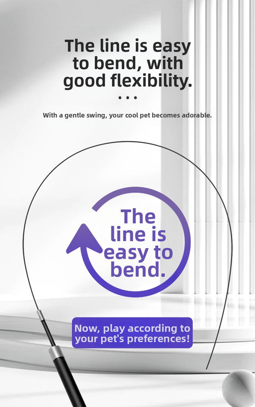 pet products Interactive LED telescopic pole cat teaser stick 6