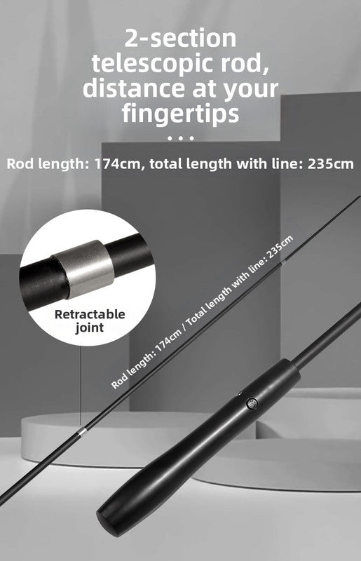 pet products Interactive LED telescopic pole cat teaser stick 7