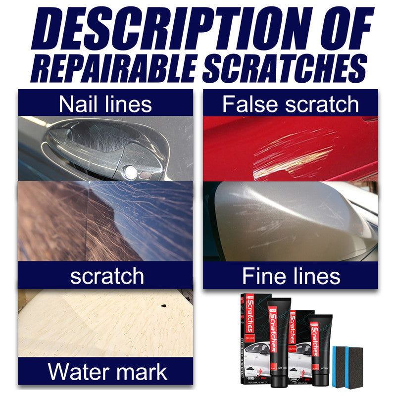 EELHOE Scratches Remover, Paint Cleaning Decontamination Wax Scratch Retreading Paste Repair Car Wax 3
