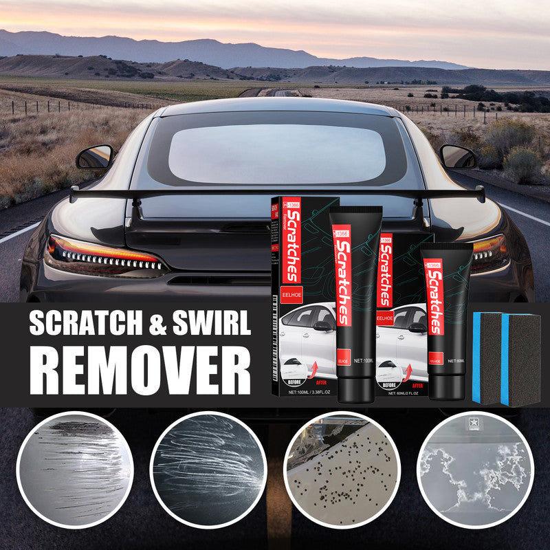 EELHOE Scratches Remover, Paint Cleaning Decontamination Wax Scratch Retreading Paste Repair Car Wax 4