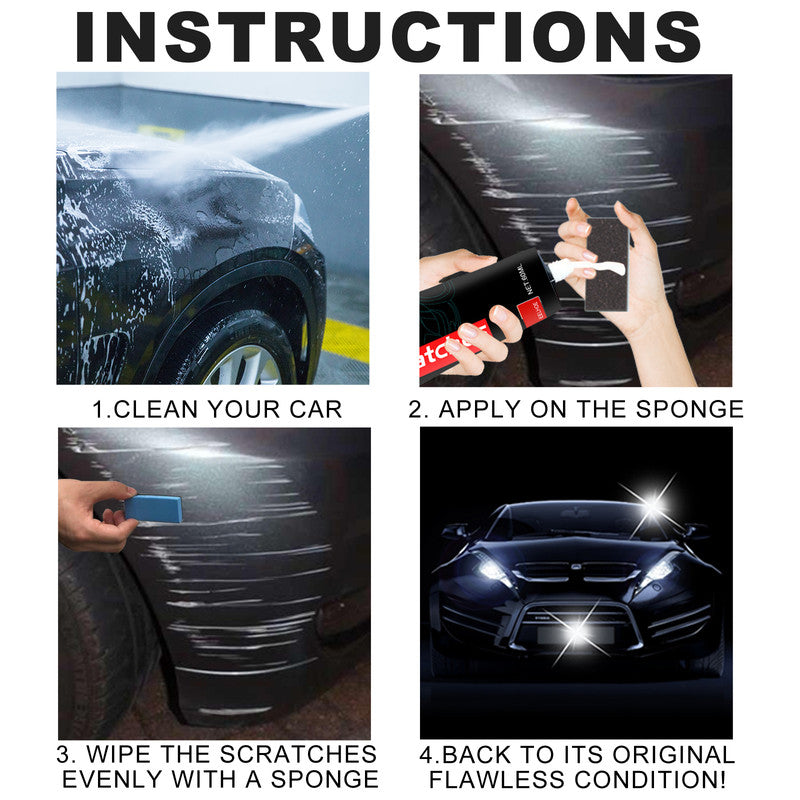 EELHOE Scratches Remover, Paint Cleaning Decontamination Wax Scratch Retreading Paste Repair Car Wax 5