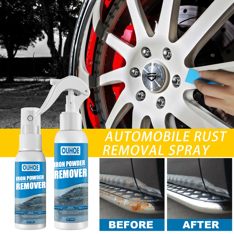 OUHOE car iron powder rust removal spray, rust inhibitor, car supplies, detergent, rust remover, cleaning supplies 5