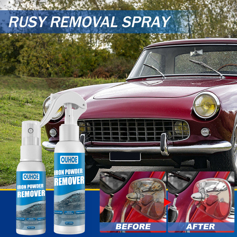 OUHOE car iron powder rust removal spray, rust inhibitor, car supplies, detergent, rust remover, cleaning supplies 6