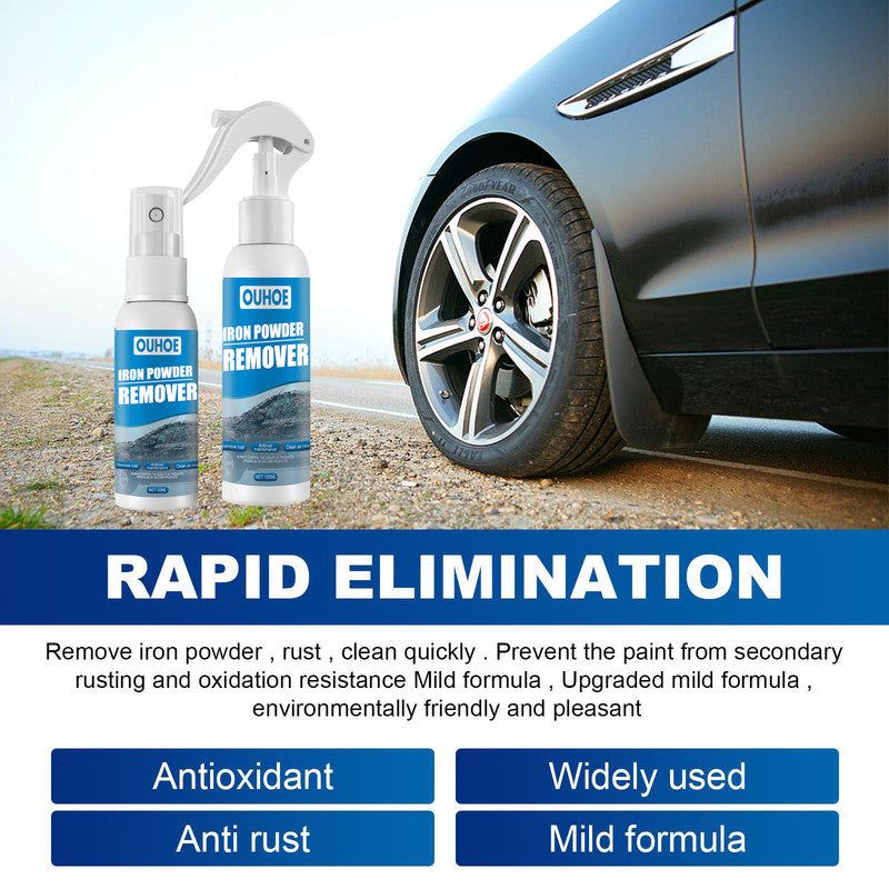 OUHOE car iron powder rust removal spray, rust inhibitor, car supplies, detergent, rust remover, cleaning supplies 7