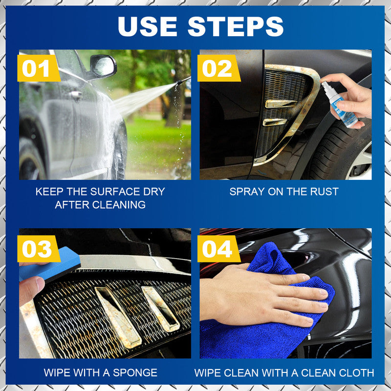 OUHOE car iron powder rust removal spray, rust inhibitor, car supplies, detergent, rust remover, cleaning supplies 9