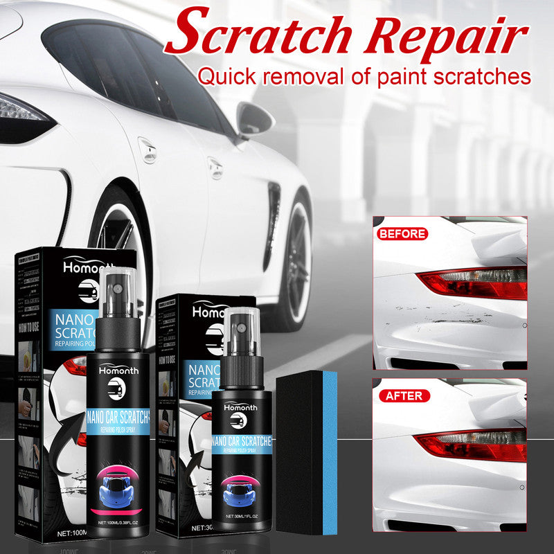 Homonth Scratch Repair Spray, Automotive Scratch Reconditioning Cleaning Repair Maintenance Brightening Care Paint Spray 4
