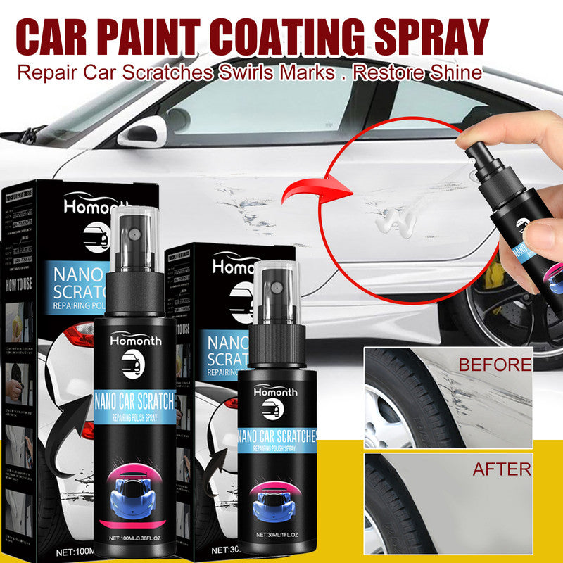 Homonth Scratch Repair Spray, Automotive Scratch Reconditioning Cleaning Repair Maintenance Brightening Care Paint Spray 7