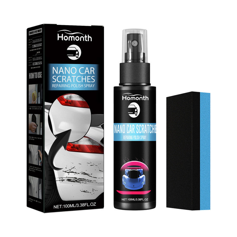 Homonth Scratch Repair Spray, Automotive Scratch Reconditioning Cleaning Repair Maintenance Brightening Care Paint Spray 8