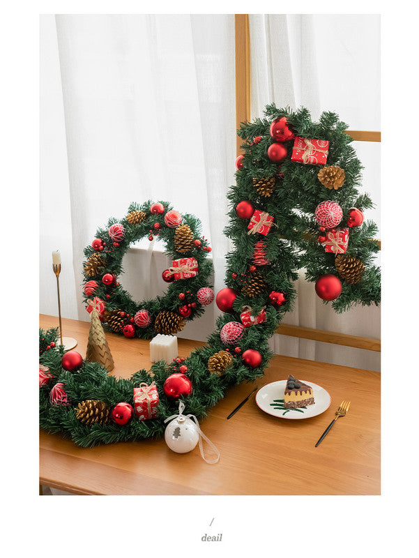 Christmas gift, Christmas wreath, door hanging 5