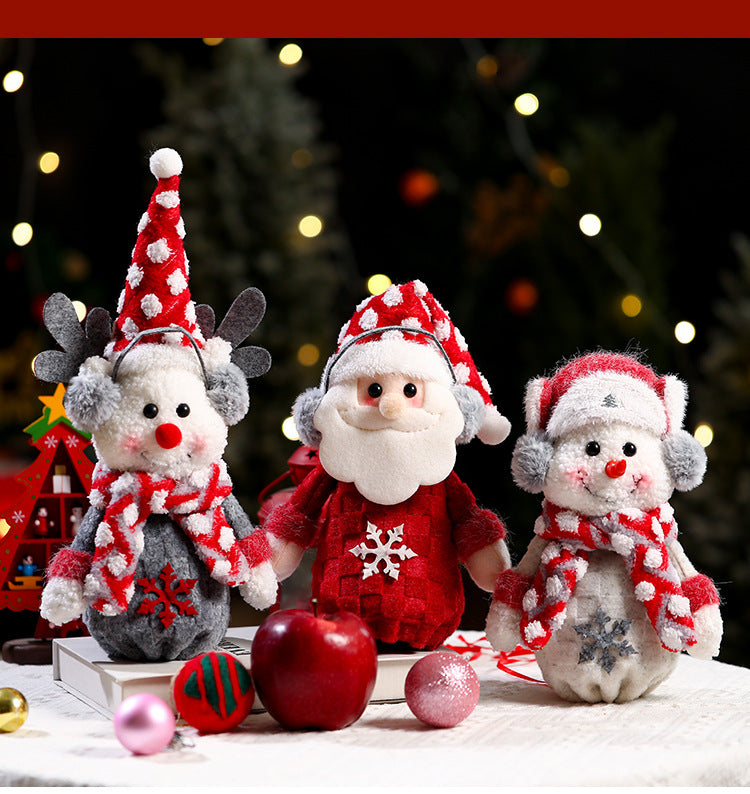 Christmas gift bag,Three-piece Apple Bag for Christmas Eve 6