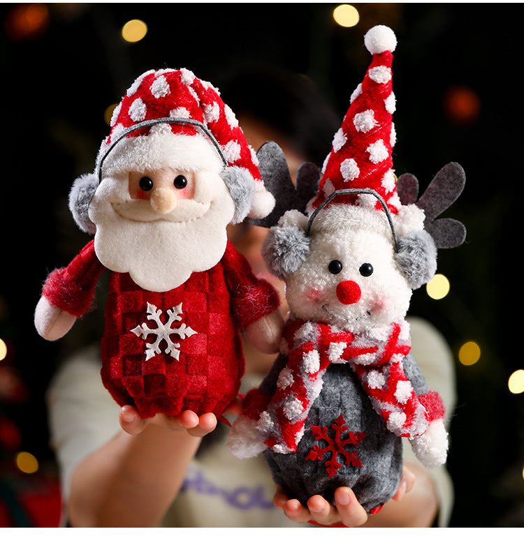 Christmas gift bag,Three-piece Apple Bag for Christmas Eve 7