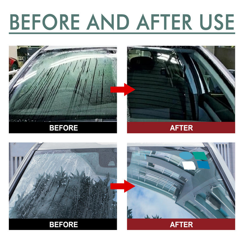 Rayhong Car Windshield Spray, Windshield Rearview Mirror Cleaning, Stain Removal, Hydrophobic Water Repellent, Anti-Fog Agent 10
