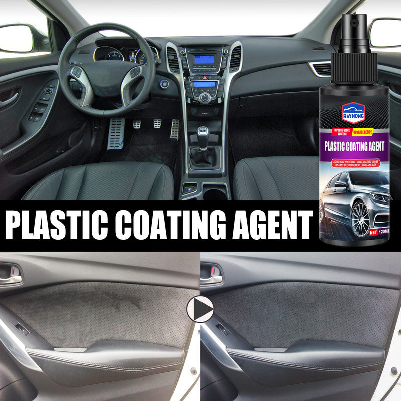 Rayhong Automotive Plastic Coating Agent, Automotive Leather Seat and Dashboard Dustproof Renovation, Polishing and Maintenance Agent 3