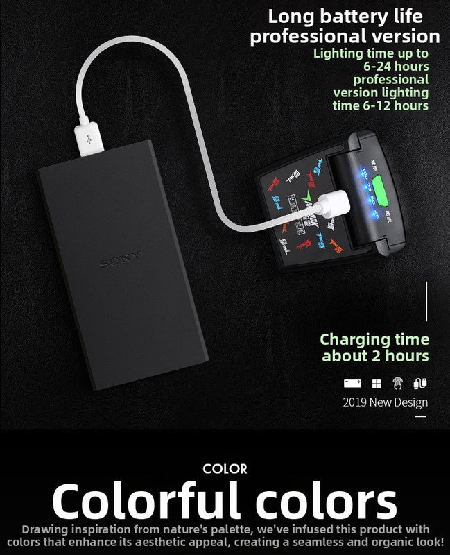 Outdoor sports products  Dew detection LED induction headlight, rechargeable strong light for night fishing 6