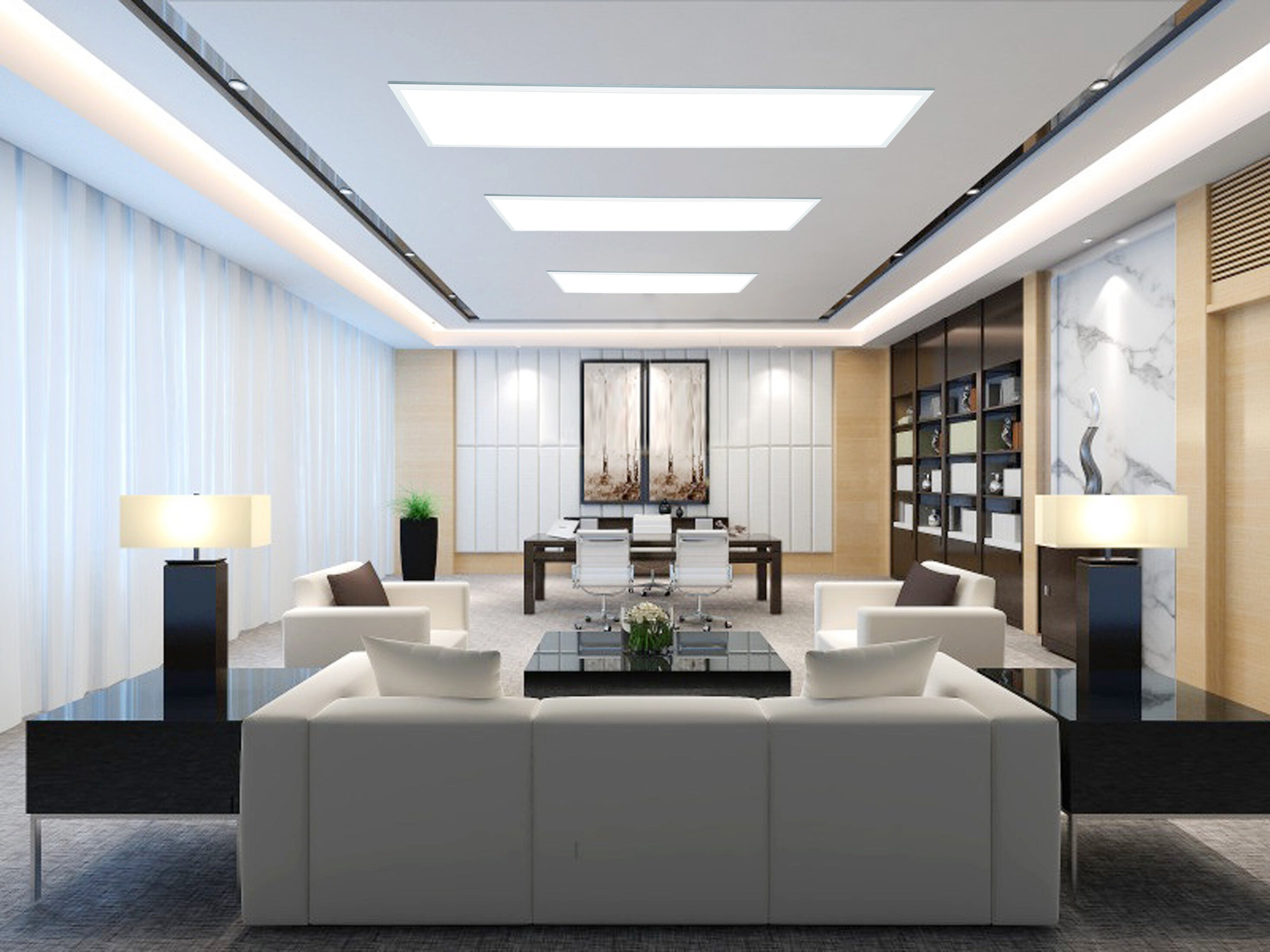 LED Dimmable Panel Light with Sensor  18W  2340LM 4