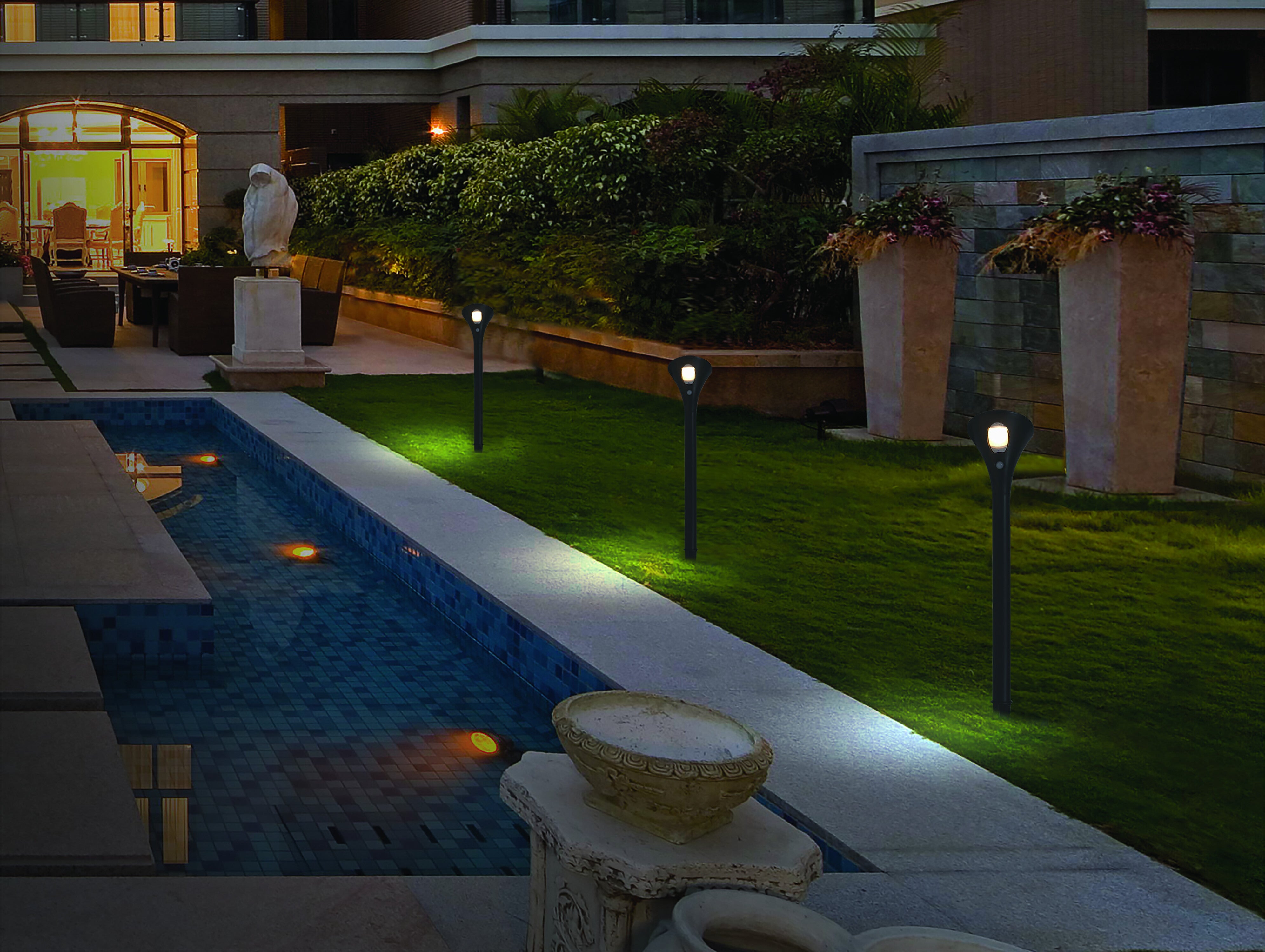 Solar Led Pathway Light  0.5W 7