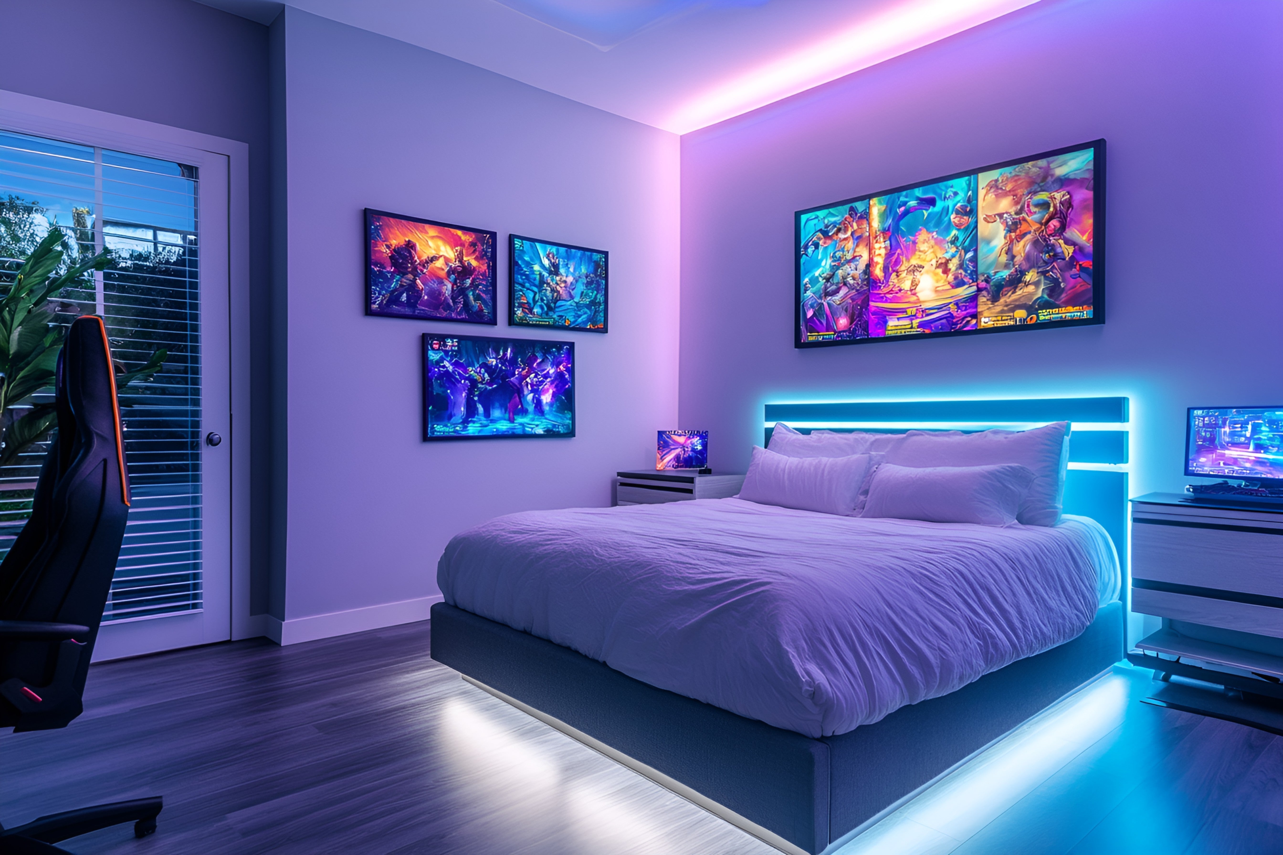 RGB+CCT LED Strip 24W/roll  785LM/roll  Remote control 4