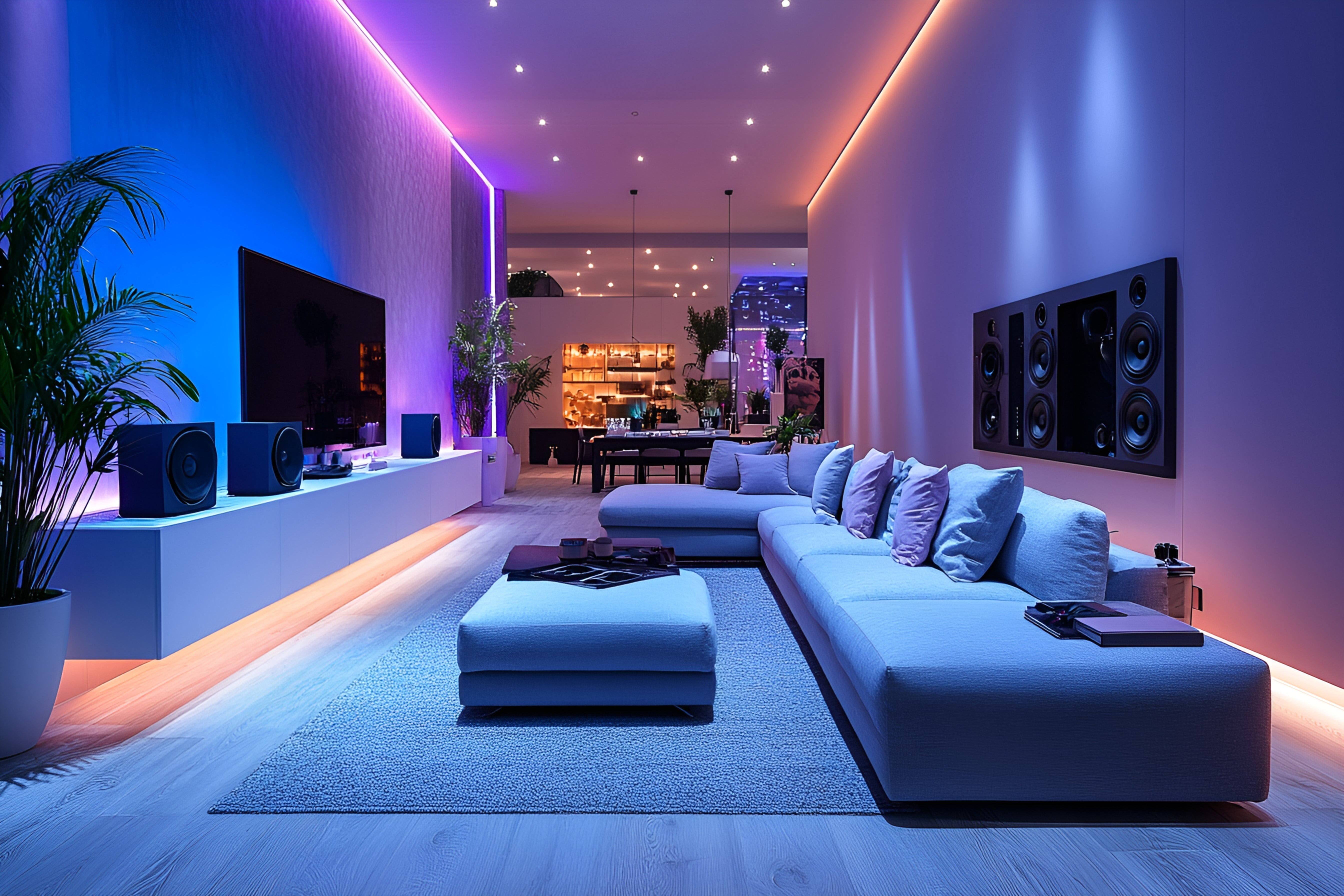 RGB+CCT LED Strip 24W/roll  785LM/roll  Remote control 5