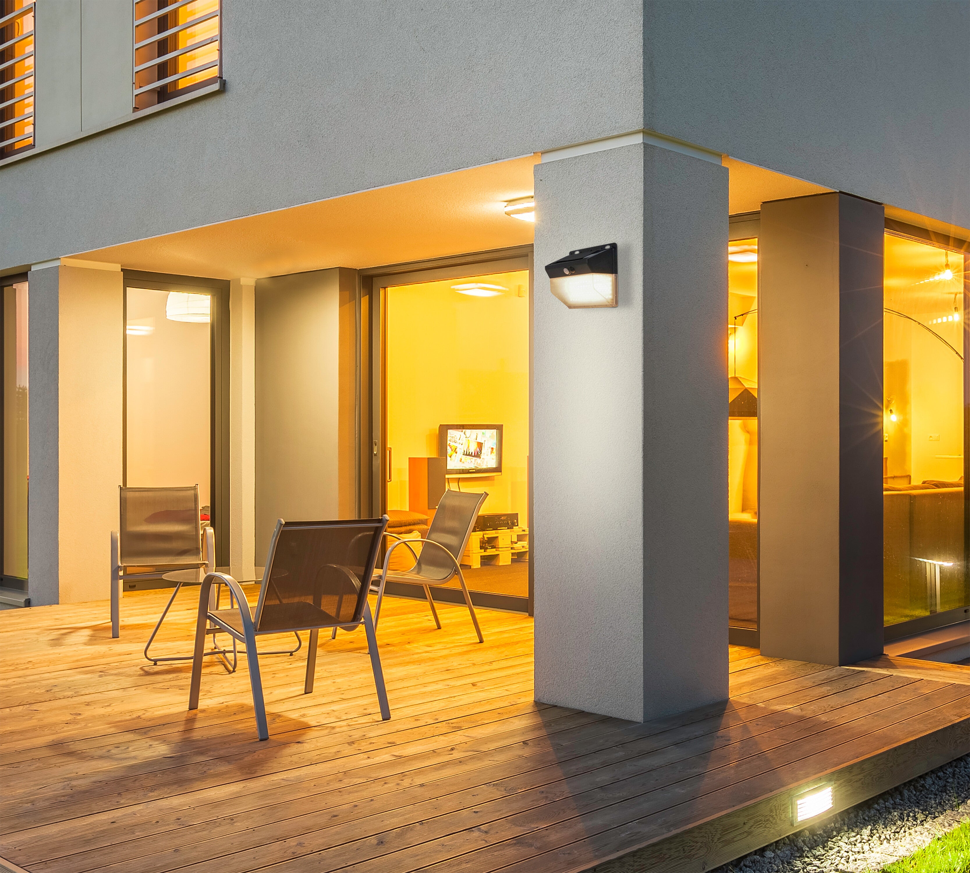 Solar Led Wall Light With Sensor 6W 600LM (60PCS) 4