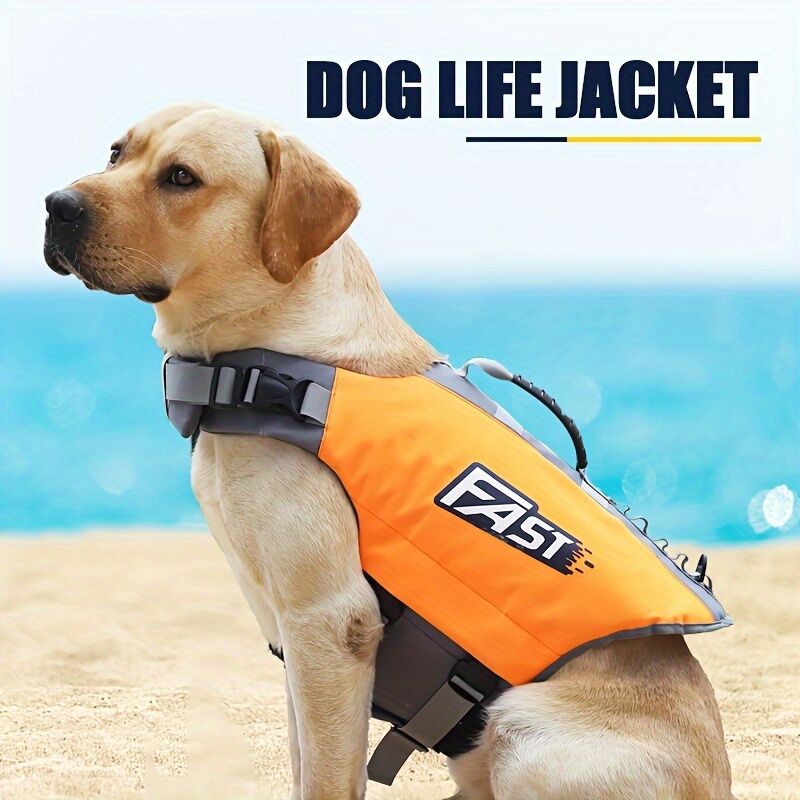 Safe Playtime: The ultimate dog buoyancy vest designed for water adventures. Pet life jacket. Christmas, Black Friday pet products 3