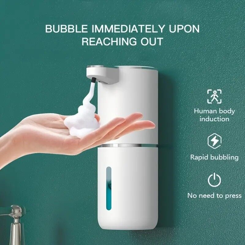 380ml touchless sensor automatic soap dispenser - wall-mounted 4